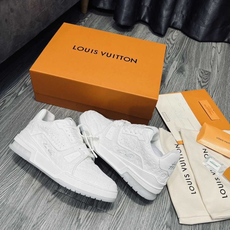 Buty LV Trainer #54 Całe Białe 2023 Jakość jak oryginał 99.99%