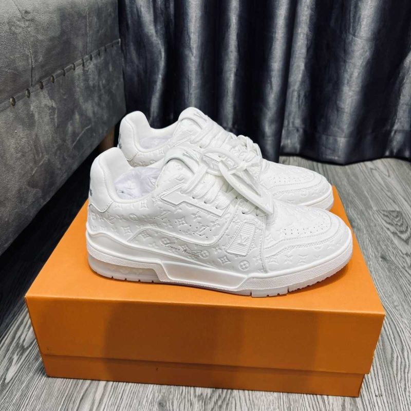 Buty LV Trainer #54 Całe Białe 2023 Jakość jak oryginał 99.99%