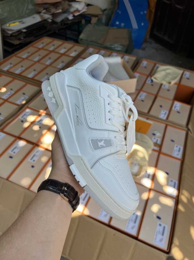 Buty Louis Vuitton Lv Trainer #54 Signature White Jakość jak oryginał 99.99%