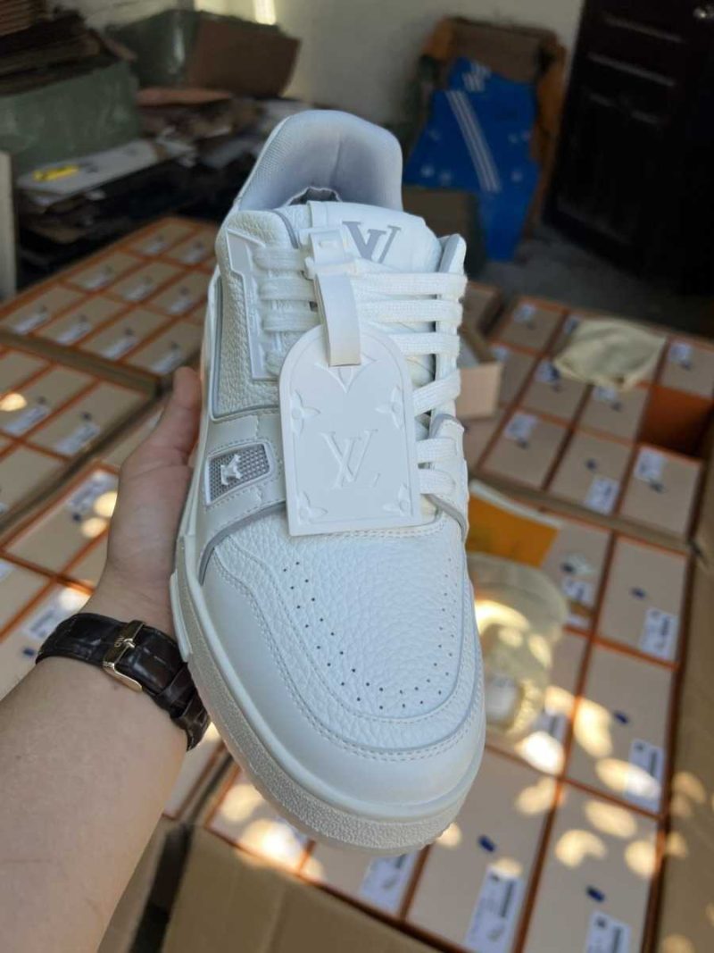 Buty Louis Vuitton Lv Trainer #54 Signature White Jakość jak oryginał 99.99%