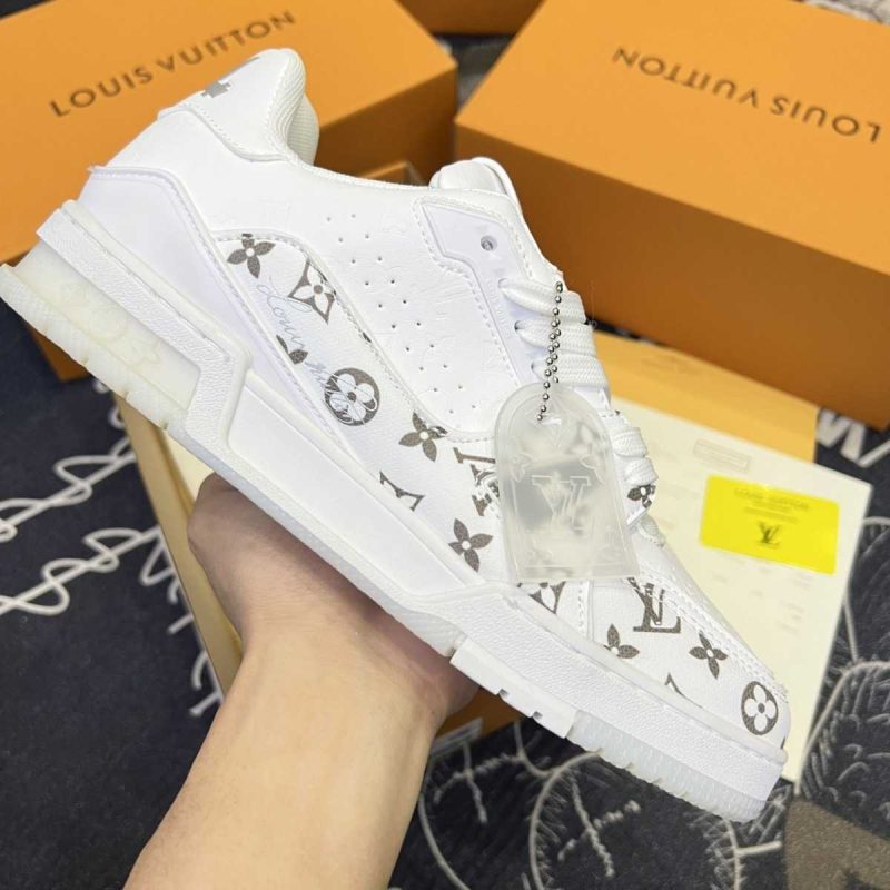 Buty LV Trainer #54 Pattern Gray White Jakość Premium