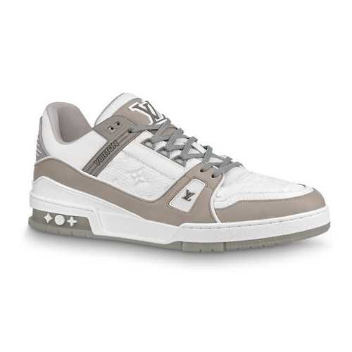 Sneakersy Louis Vuitton LV Trainer Szare Premium