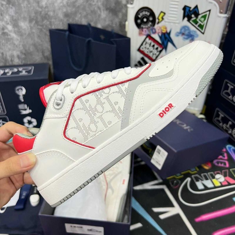 Buty Dior B27 Low ‘Dior Oblique Galaxy White Red’ 3SN272ZIJ-H063 Jakość Premium