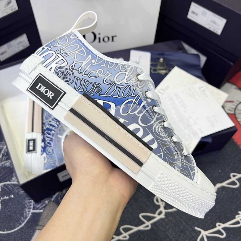 Buty Dior B23 Low-Top Canvas Safari Oblique ‘Blue Navy’ Low Jakość Premium