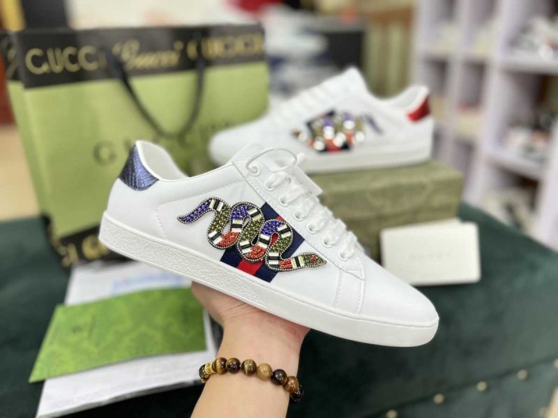 Buty Gucci Rhyton White Snake Jakość 1:1