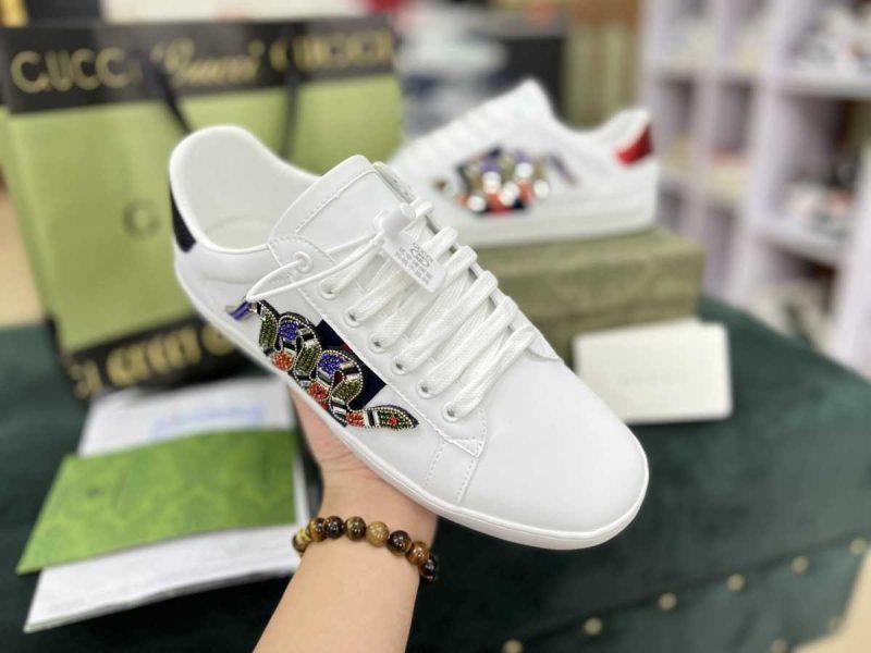 Buty Gucci Rhyton White Snake Jakość 1:1