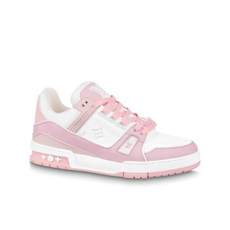 Sneakersy Louis Vuitton Trainer Pink Chalk