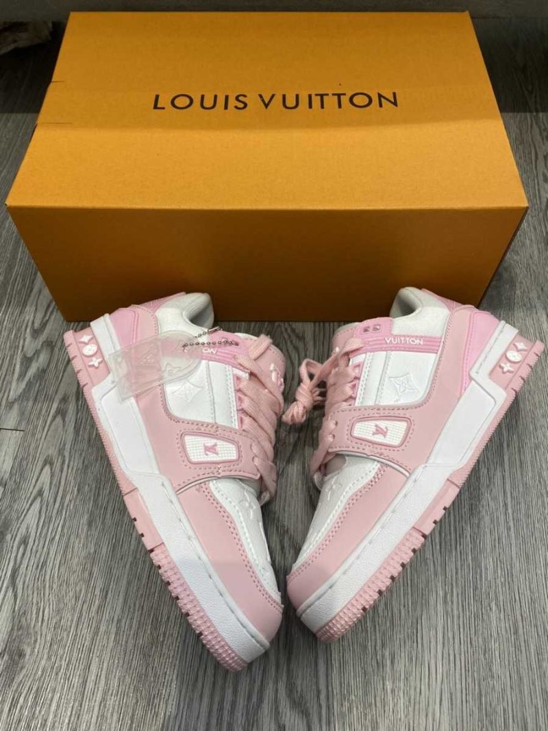 Sneakersy Louis Vuitton Trainer Pink Chalk