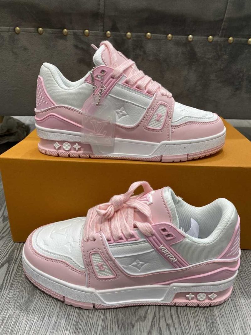 Sneakersy Louis Vuitton Trainer Pink Chalk
