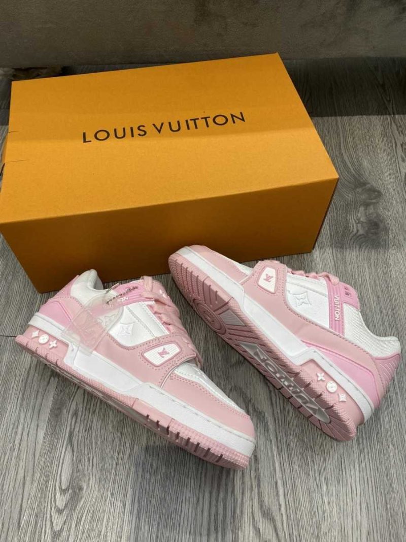 Sneakersy Louis Vuitton Trainer Pink Chalk